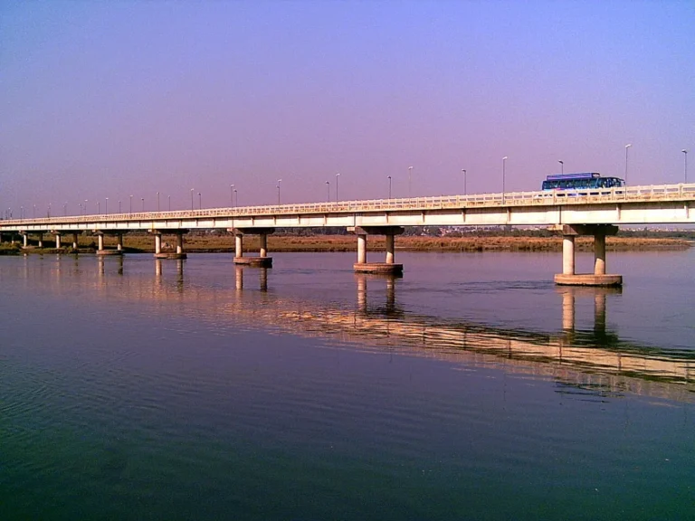 Jhelum River Bridge at sunset in Jhelum city, Punjab – Germany study and student visa guidance for Jhelum students