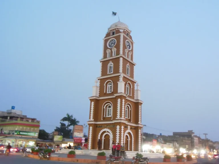 Historic Clock Tower (Ghanta Ghar) in Sialkot city, Punjab – UniBridge Germany study consultant for Sialkot students